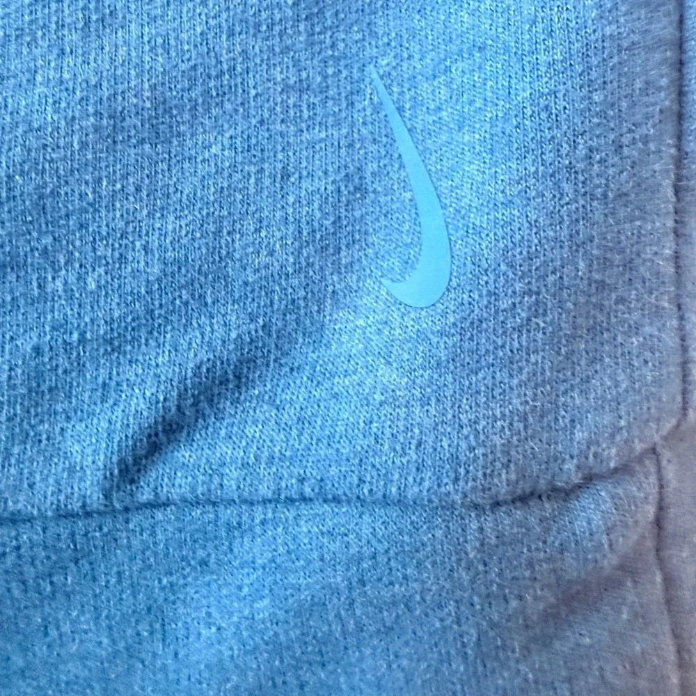 Nike Dri Fit Yoga Wrap Front Open Back Pullover Teal Blue Size M‎